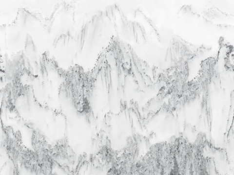 山水大理石連紋背景墻