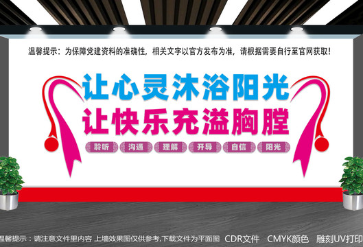 心理咨詢室文化墻3