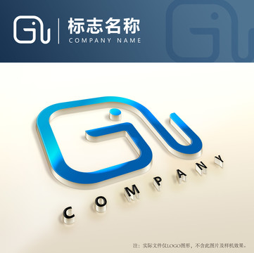 G字母大象logo