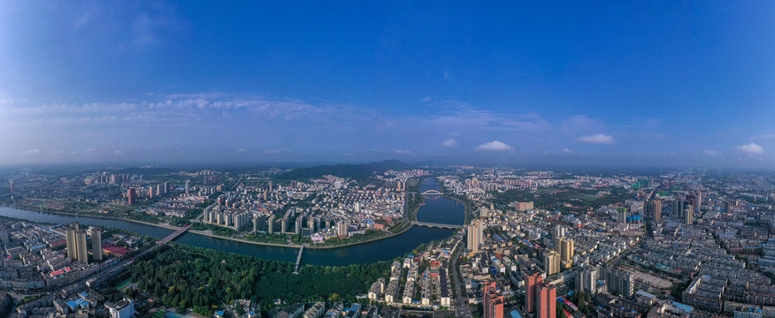 宽幅十大宜居城市信阳风光