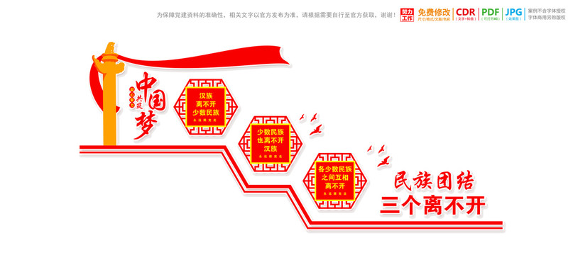 民族團結(jié)樓梯文化墻
