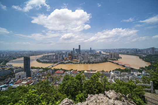 柳州城中区全景