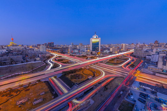 北京城市夜景