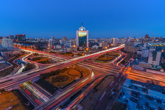 北京城市夜景