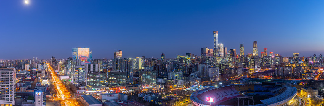 北京城市夜景