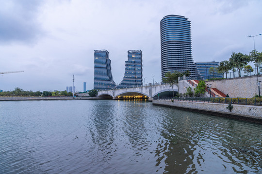 厦门海沧湖水秀公园