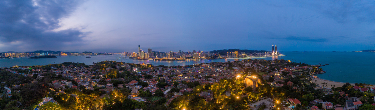 厦门全貌夜景