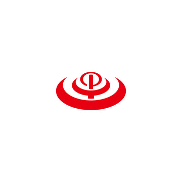 P字母牛頭LOGO標(biāo)志