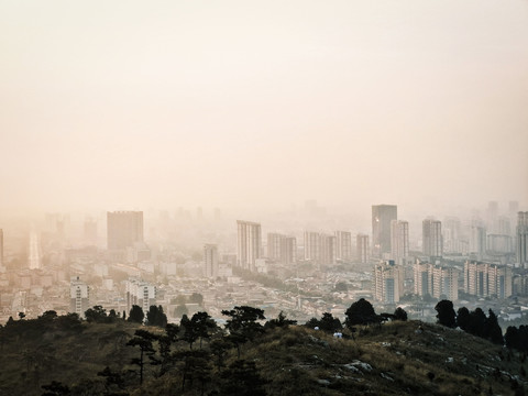 城市的早晨