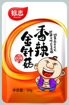 香辣金針菇