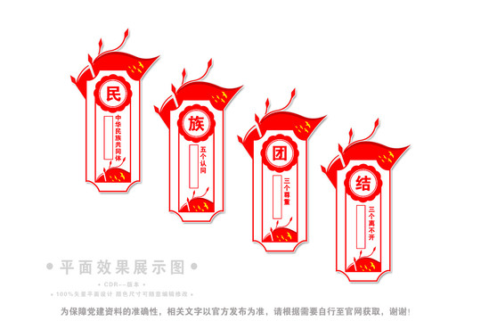 民族團(tuán)結(jié)樓梯文化墻