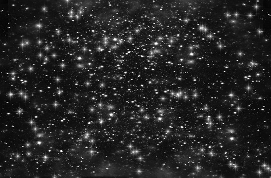 黑白星空軟膜