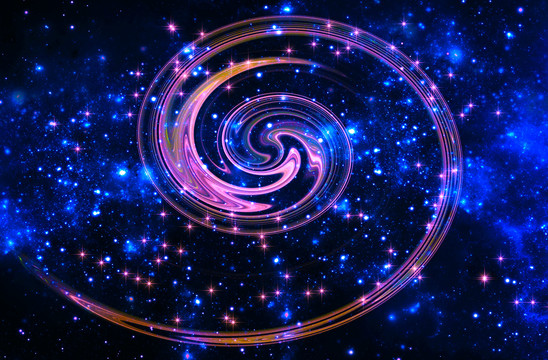 藍(lán)色星空軟膜