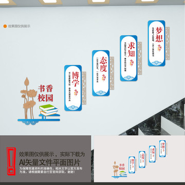 圖書館樓道文化墻