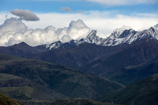 甘孜县高原雪山美景