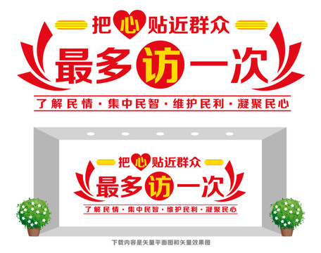 最多訪一次