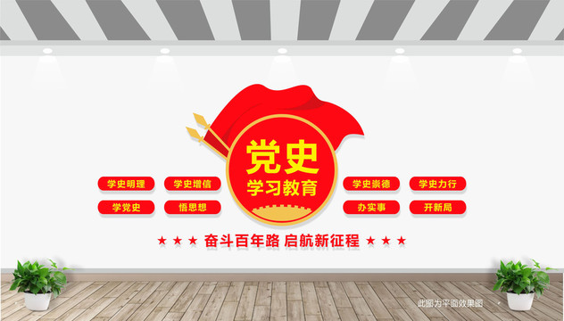 學(xué)黨史文化墻