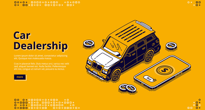 黄色背景汽车经销商网页设计