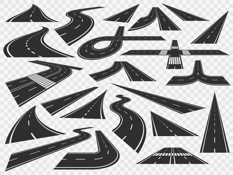 車道路線圖標(biāo)集合