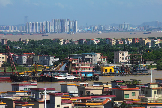 中国广州市南沙港