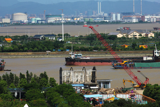 中国广州市南沙港