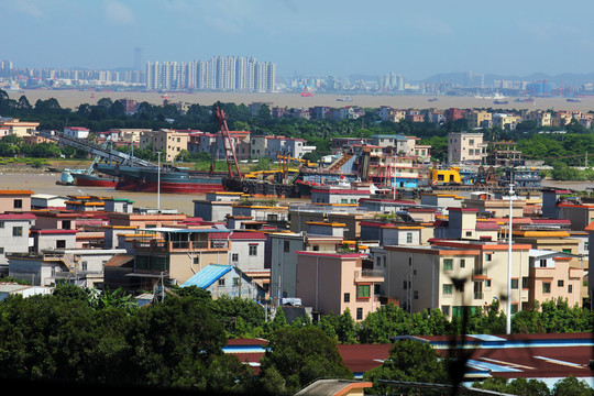 中国广州市南沙港