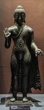 佛陀铜立像