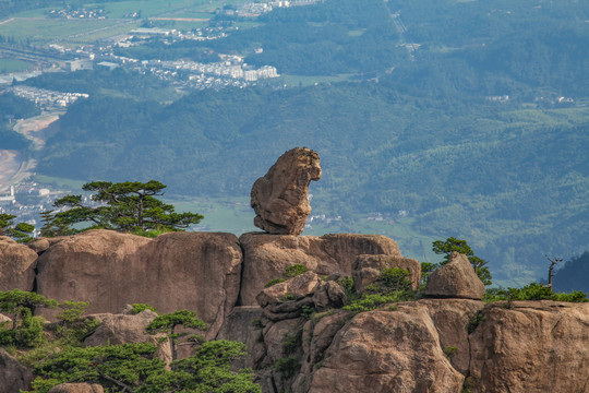 黄山猴子观太平