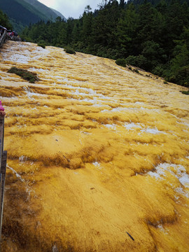 钙化池水滩山水