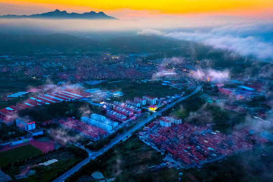 青岛王哥庄夜景