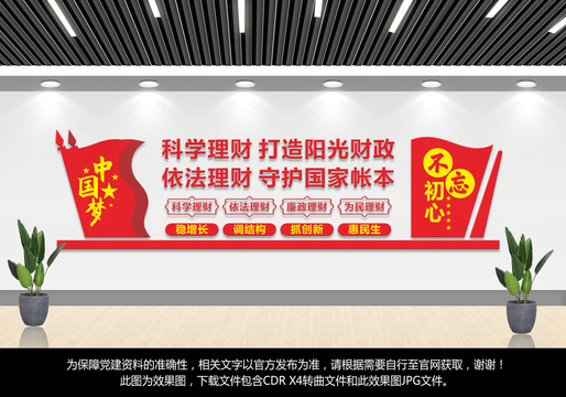 財政文化墻