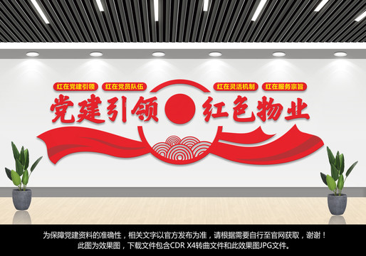 紅色物業(yè)文化墻