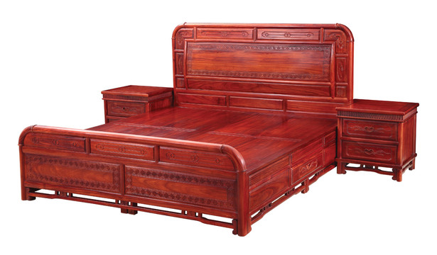 中式古典红木家具床类系列