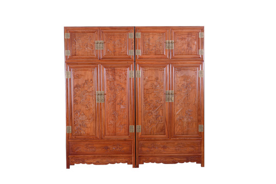中式古典红木家具顶箱柜系列