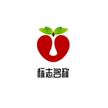 荔枝水果小蛮腰标志企业logo