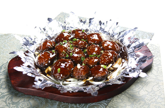 鐵板燒汁香菇