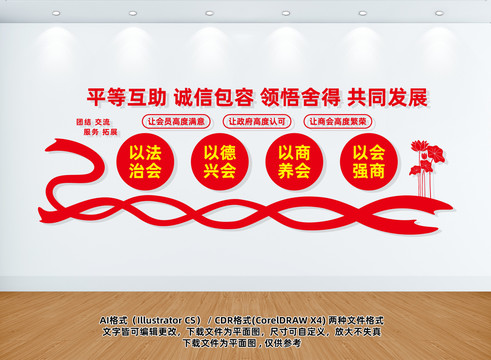 商會(huì)宗旨宣傳墻