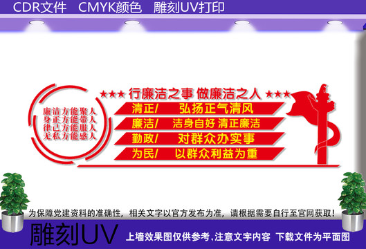 廉潔文化墻