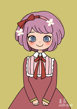 短發(fā)女孩