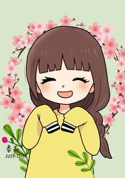 笑起來的女孩