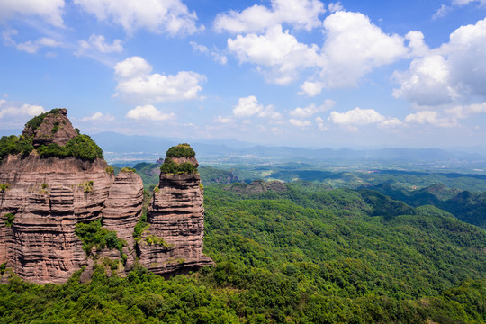 丹霞巴寨茶壶山