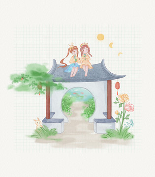 水彩風(fēng)景
