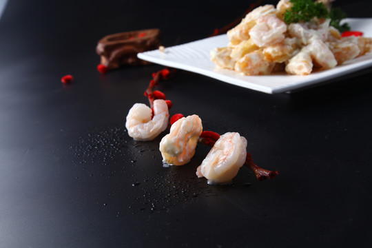 鮮蝦釀油條