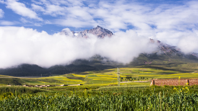 祁连山下祁连县8