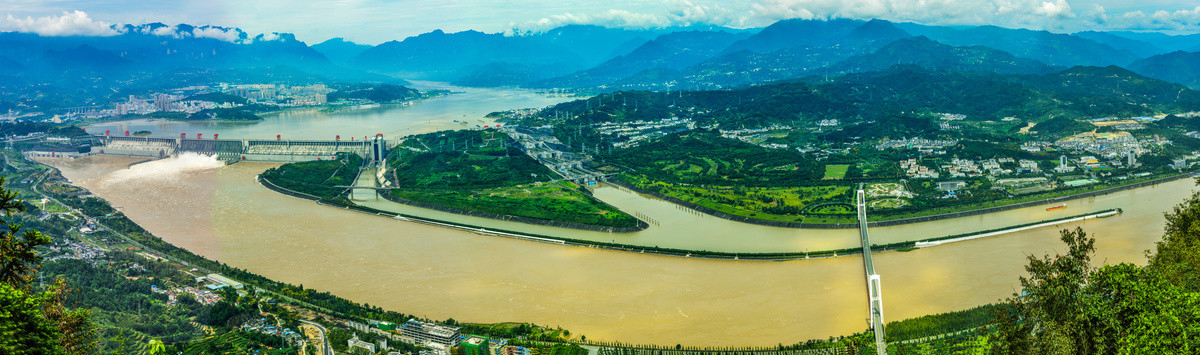 三峡工程高清全景图