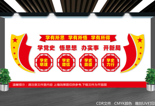 學(xué)黨史文化墻
