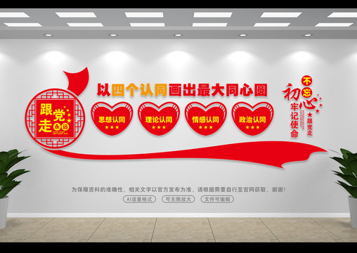 四個(gè)認(rèn)同文化墻