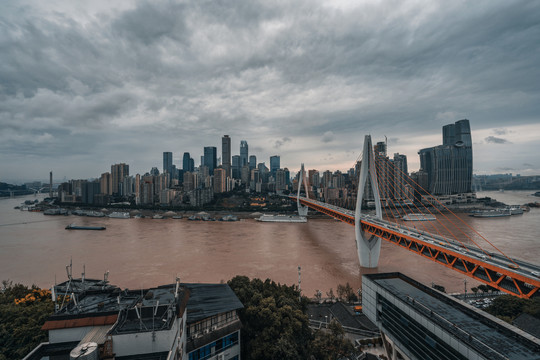 重庆城市风光全景