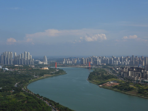 南宁青秀山风景区俯瞰