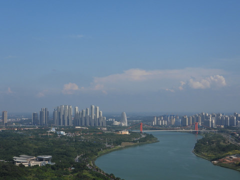 南宁青秀山风景区俯瞰